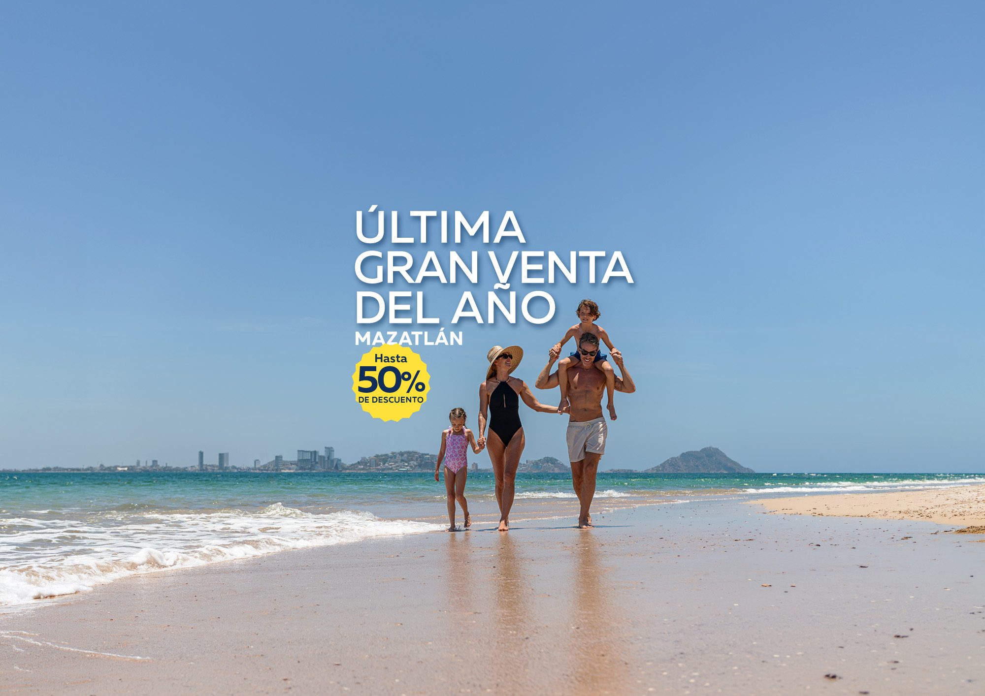 Familia en la playa