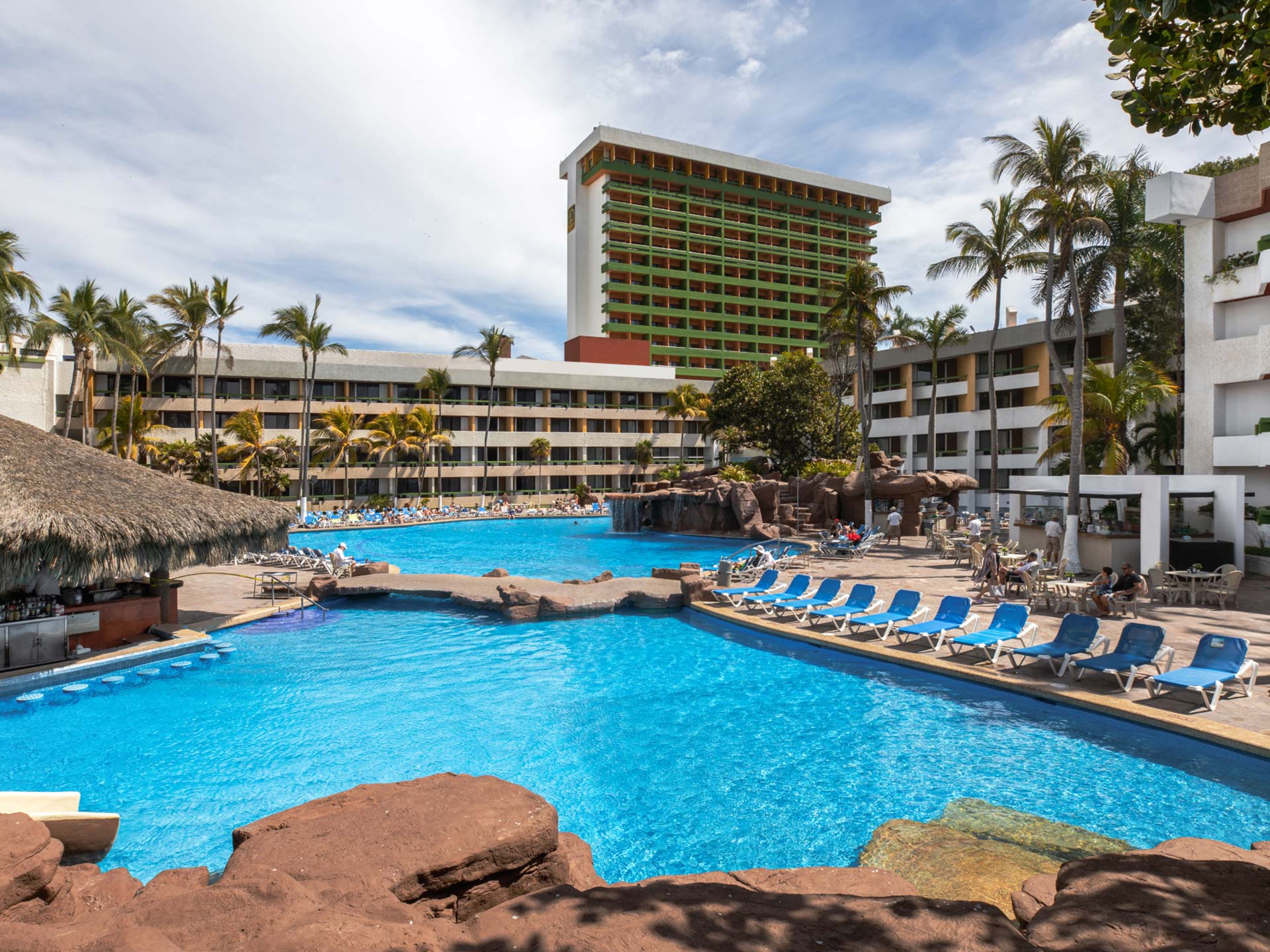 Pool and lounge area